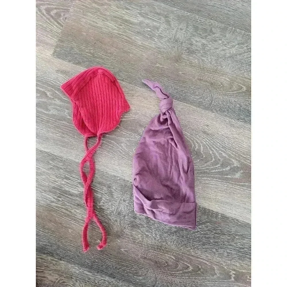 Kate Quinn 0-3 month baby hat set of 2 #1